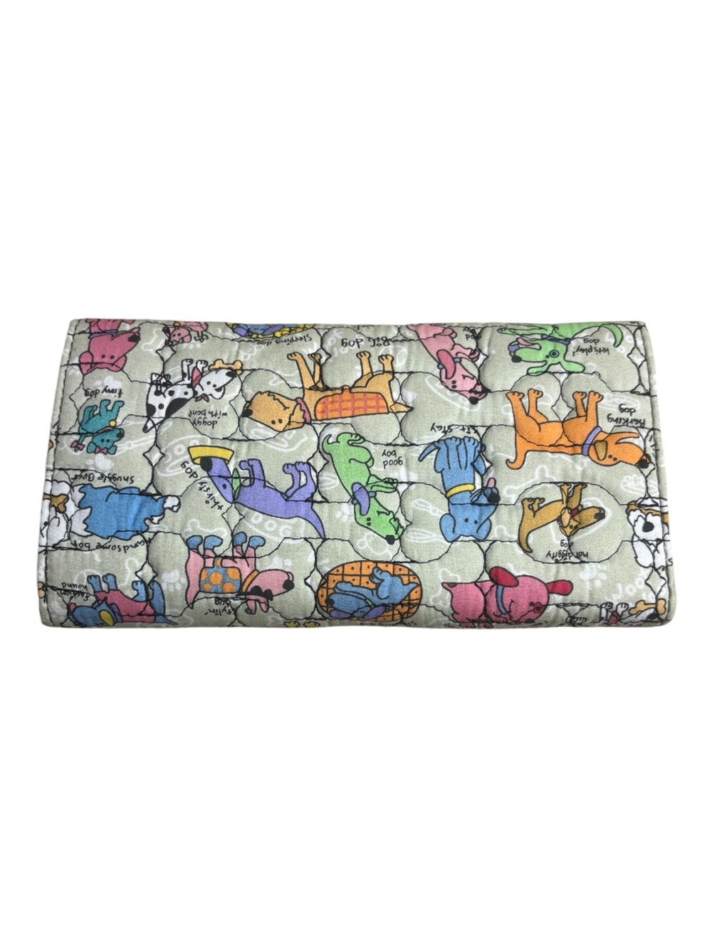 C. MARIE COLLECTION Dog Print Quilted Wallet with Paw Accent -- SUPER CUTE!!! - Picture 2 of 5